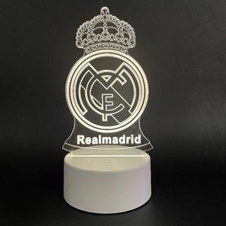 LED fodboldlampe – Real Madrid